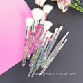 Crystal Bling Professional Makeup Brush Set Private Label